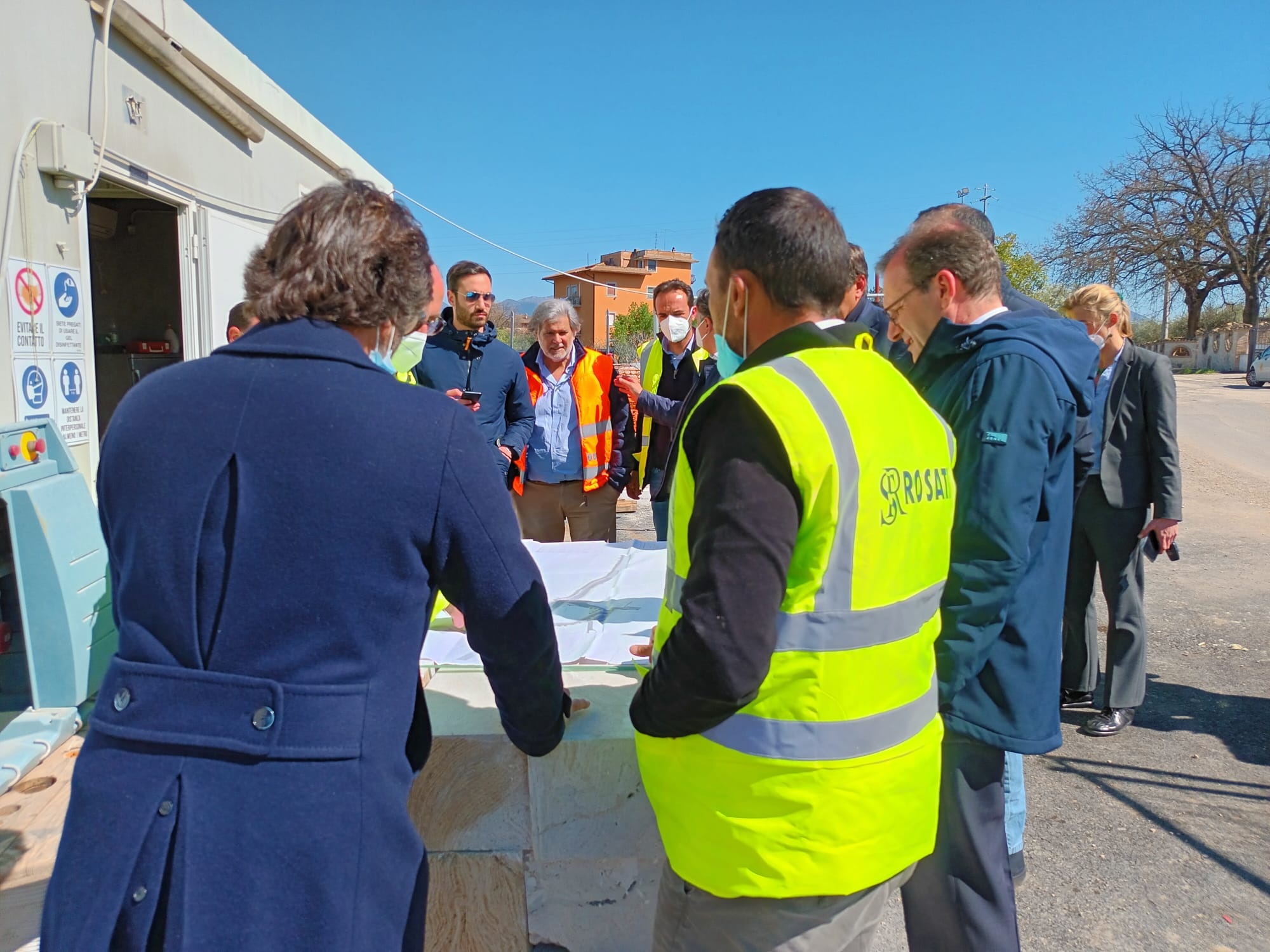 LAZIO, sopralluogo del Commissario Soccodato ai cantieri di Borgo Santa Maria, Nerola e svincoli di Rieti
