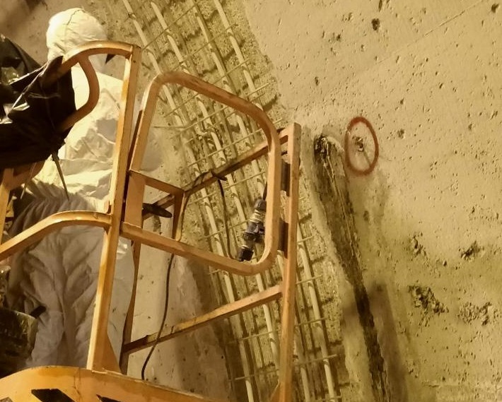 LAZIO, galleria Sant’Antonio, procede il rafforzamento dei giunti
