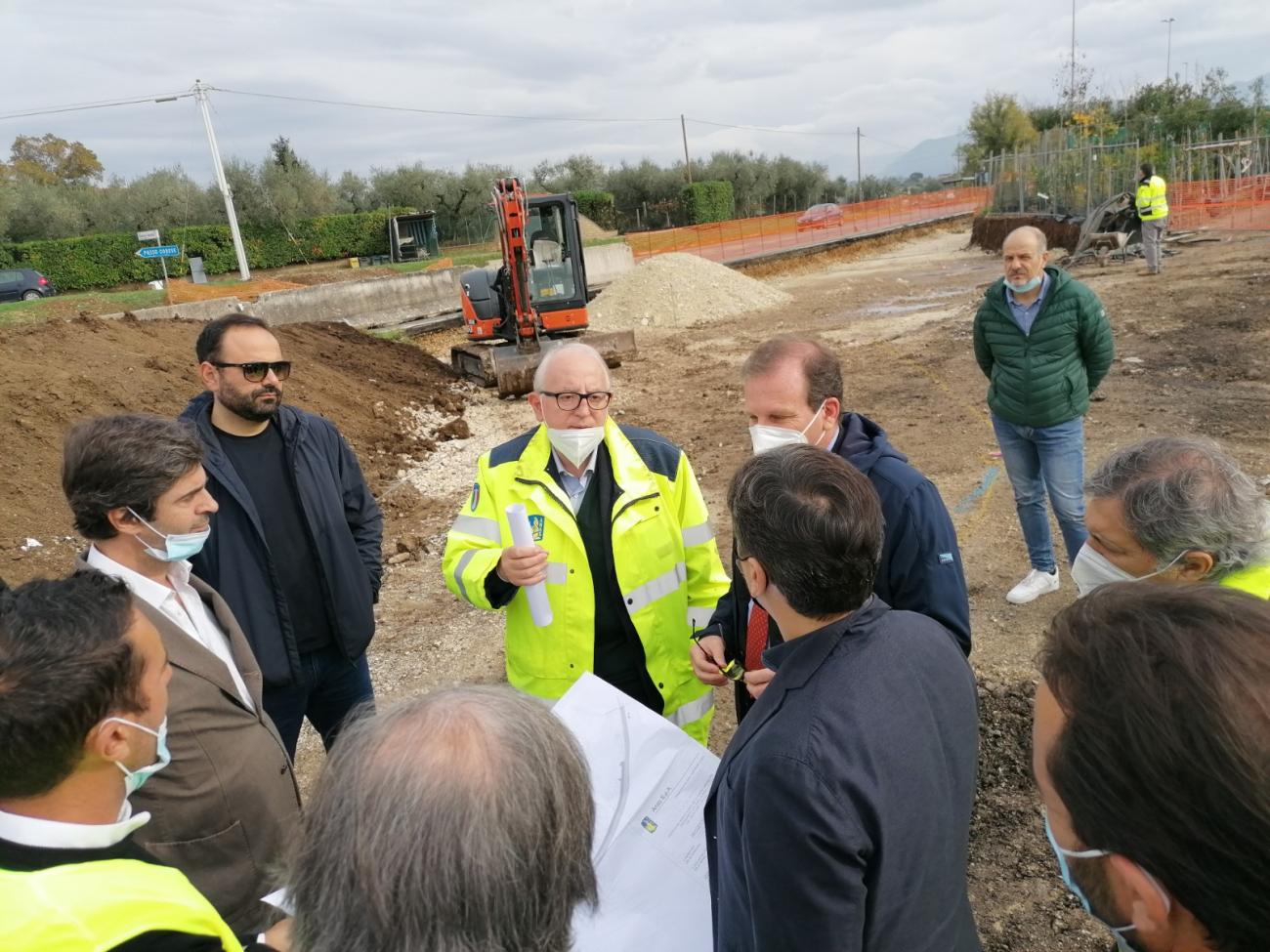 Sopralluogo cantiere Borgo Santa Maria - Salaria