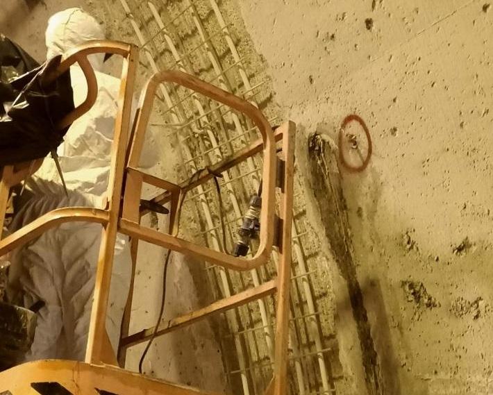 LAZIO, galleria Sant’Antonio, procede il rafforzamento dei giunti