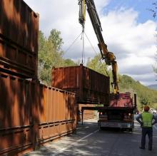MARCHE, Pescara del Tronto, entro metà luglio rimossi tutti i container