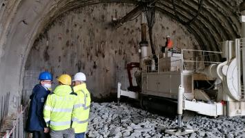 Sopralluogo del Commissario per il monitoraggio dei lavori delle gallerie di Trisungo